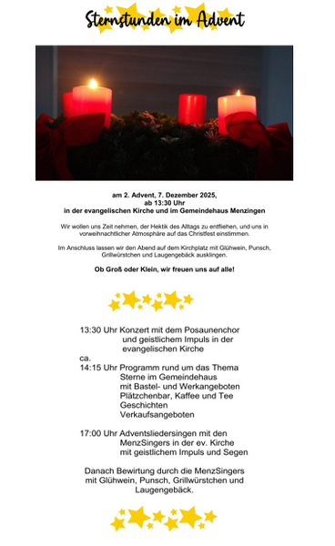Quelle: Gemeindeteam Menzingen